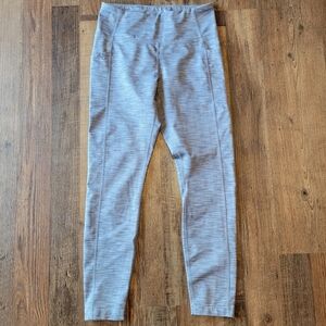 Mondetta Textured Gray High-Waisted Leggings